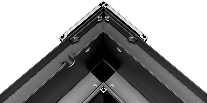 45° post-beam technology